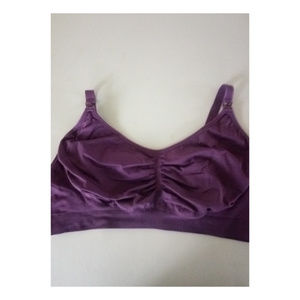 MOTHERHOOD MATERNITY Burgundy Sports Bra Sz 3X